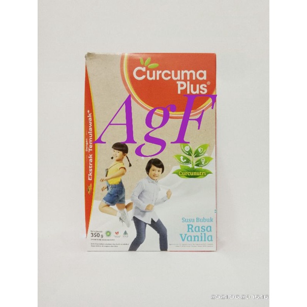 

Curcuma Plus Susu Vanilla F1 350 g atau gram (Soho)