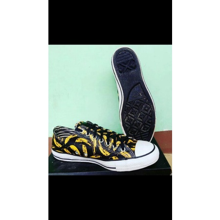 CONVERSE BANANA ANDY WARHOLL LEATHER PACK LOW