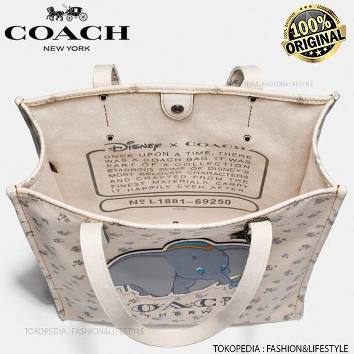 Update Coach Tote Bag X Disney Dumbo Tote - Tas Coach Original Authentic  Berkualitas