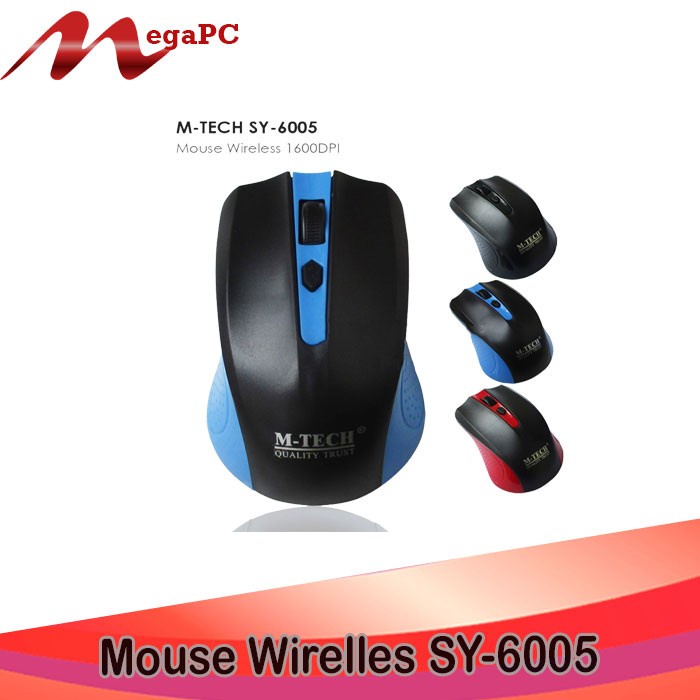 Mouse Wireless 2.4Ghz 10M SY-6005 Original M-Tech