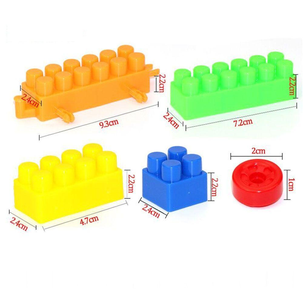 R-FLOWER 66 /88 /118 /138 /180 /268Pcs Batu Bata Plastik Ulang Tahun Masa Kini Majelis Aksesoris Model Edukasi Dini