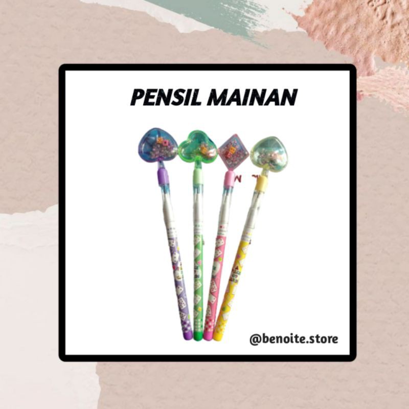 

pensil susun dadu