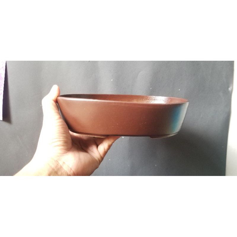 Pot keramik oval JP166