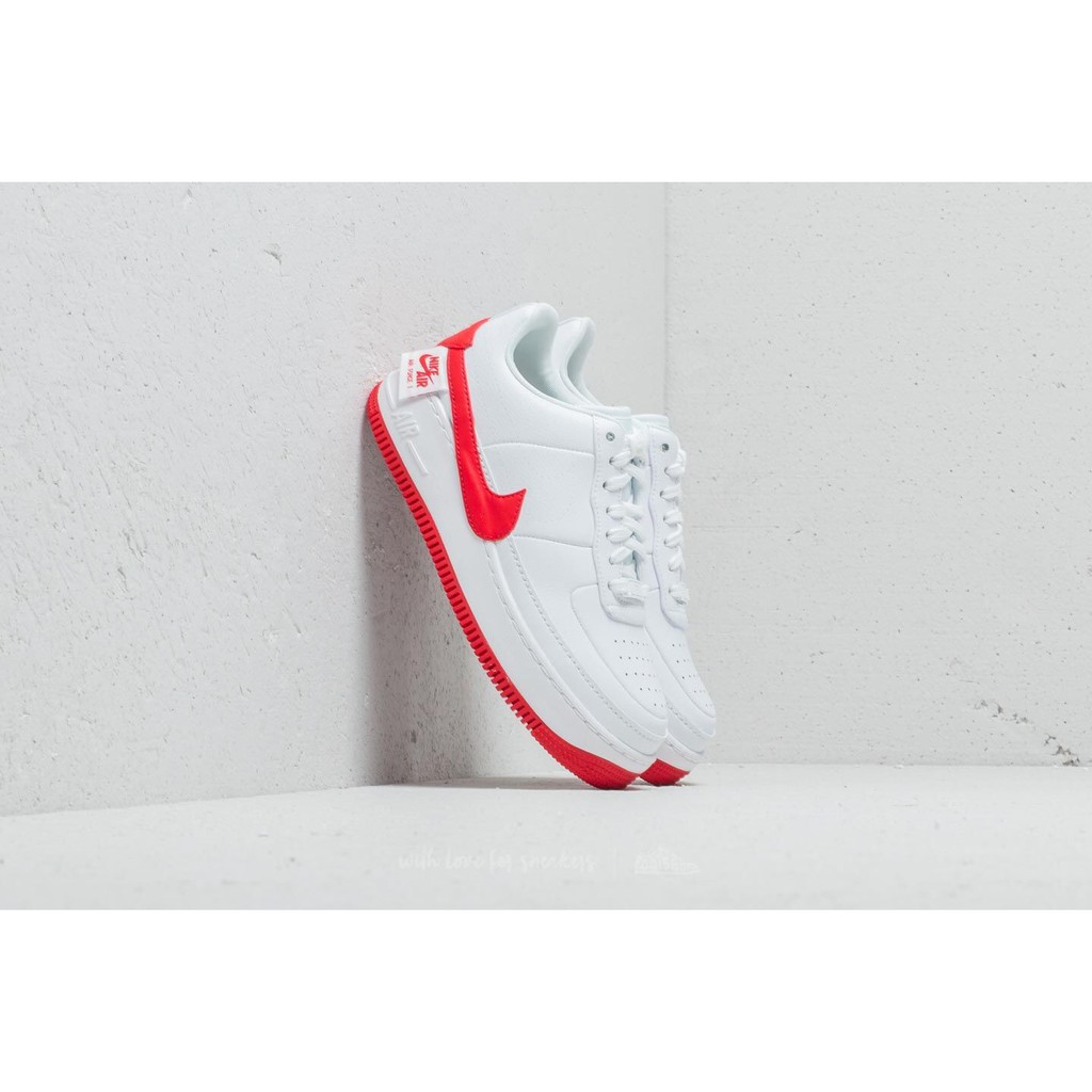 nike air force 1 jester red and white
