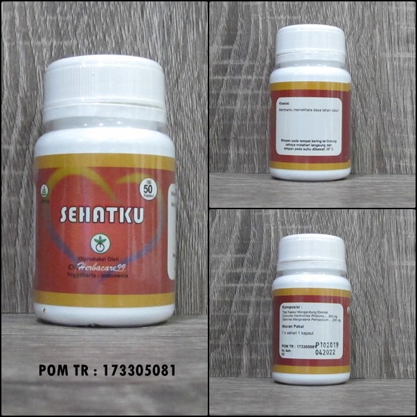 Herbal SEHATKU - Ekstrak Temulawak - obat sendi kaku - obat diuretik - #shoope