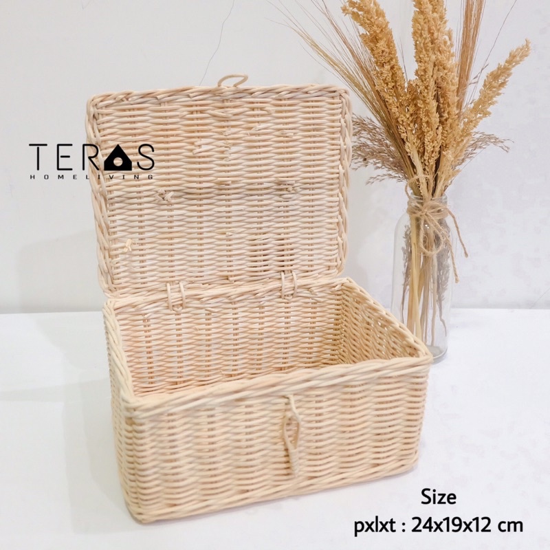 Box rotan hampers / box storage rotan
