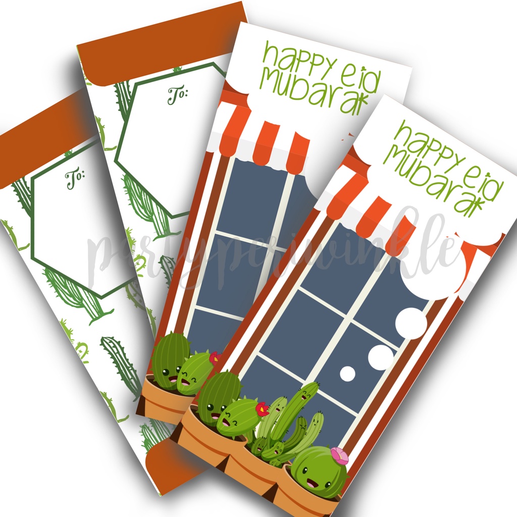 

Amplop Angpao Lebaran / Idul Fitri - Cactus Story