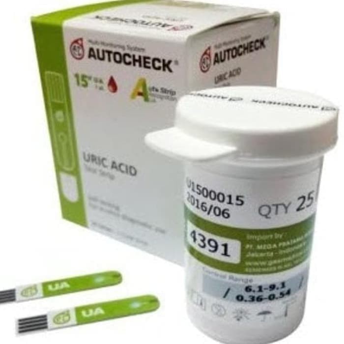 Autocheck Strip Asam Urat / Strip Asam Urat Autocheck Auto Check
