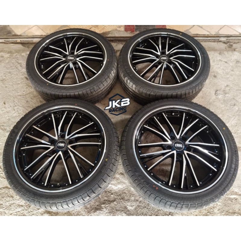 Velg Mobil Bekas Hsr Pasi Ring 19 pcd 5-114.3 Ban Accelera phi 235 40 R19