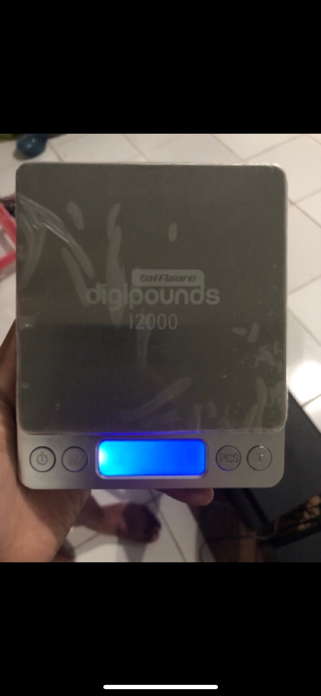 Taffware Digipounds Timbangan Dapur Mini Digital Scale 3000g 0.1g - I2000 - Silver