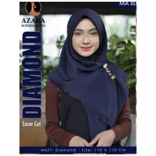 HIJAB AZARA VOAL DIAMOND HIJAB AZARA MODERN HIJAB AZARA SEGI EMPAT