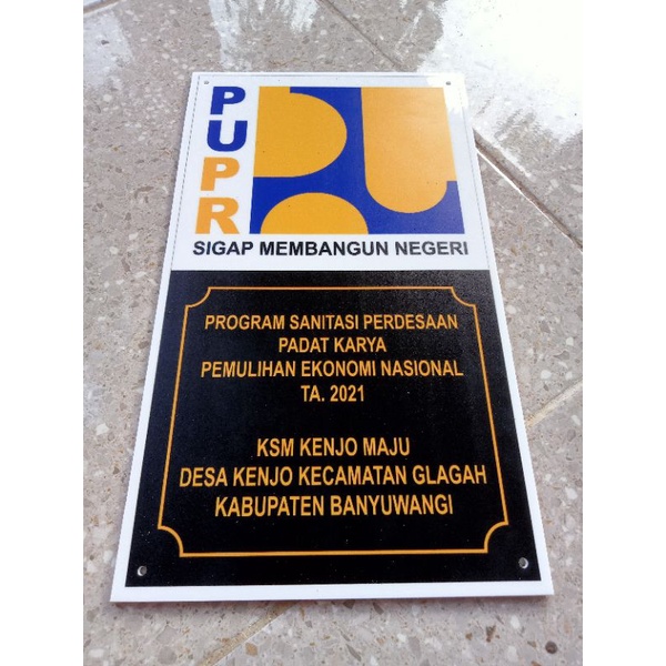 Plakat Infrastruktur Prasasti Pembangunan