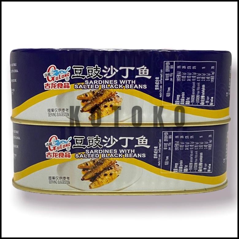 

Gulong Sardines With Salted Black Beans / Gulong Sarden 156Gr