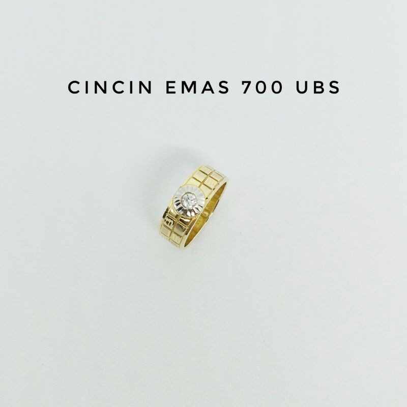 Cincin Emas UBS Kadar 700 Berat 3.57 gram