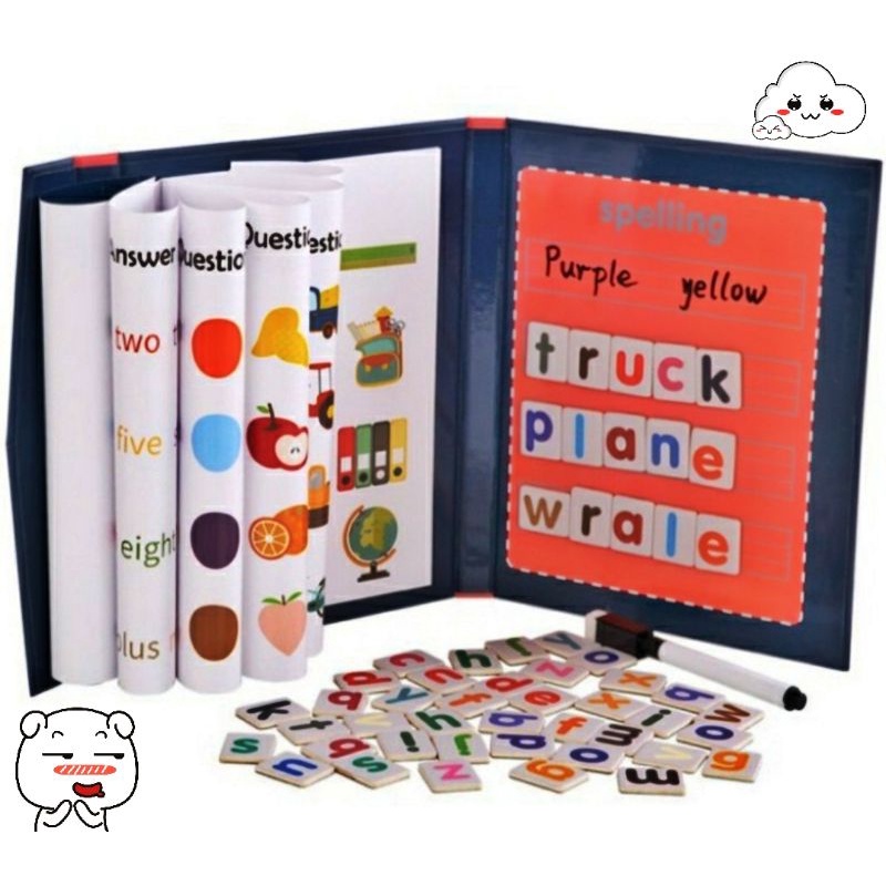 SPELLING GAME Buku Mainan Anak Belajar  Buku Edukasi Buku Spelling Game