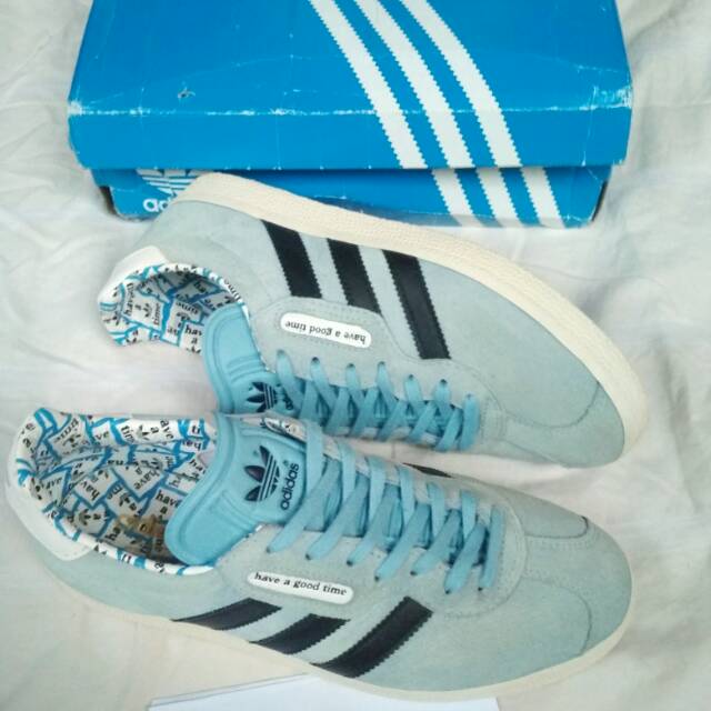 Adidas gazelle have a good time