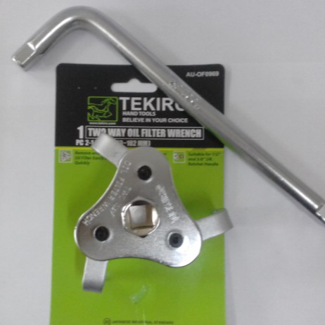 Tekiro kunci filter oli mobil set gagang kunci sok l xp DR1/2" buka pasang filter oli