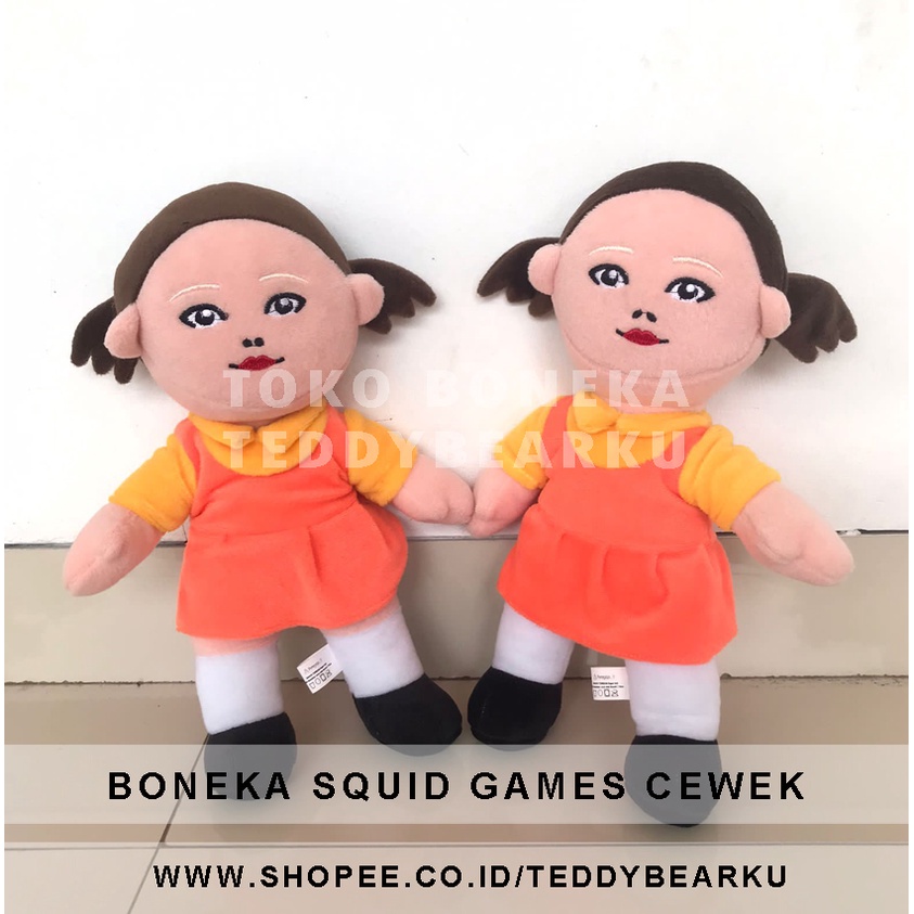 TERMURAH! BONEKA SQUID GAME CEWEK Mugunghwa kochi pieotsumnida LARGE PRODUSEN LANGSUNG KOREAN DRAMA NETFLIX VIRAL