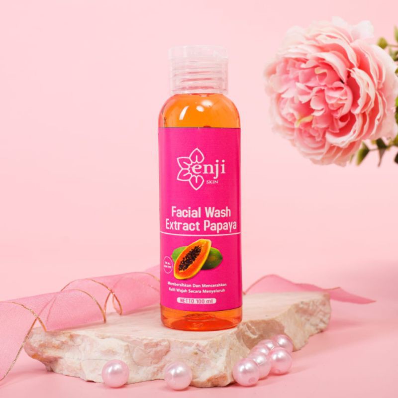 FACIAL WASH EXTRACT PAPAYA ENJI SKINCARE