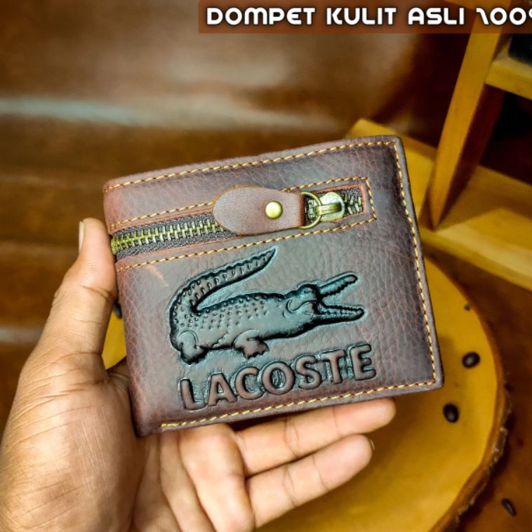 Dompet Pria Kulit Asli TAHAN API 100% Kulit Bukan Sintetis Jahitan Rapi Dan Bisa COD/BAYAR DI TEMPAT