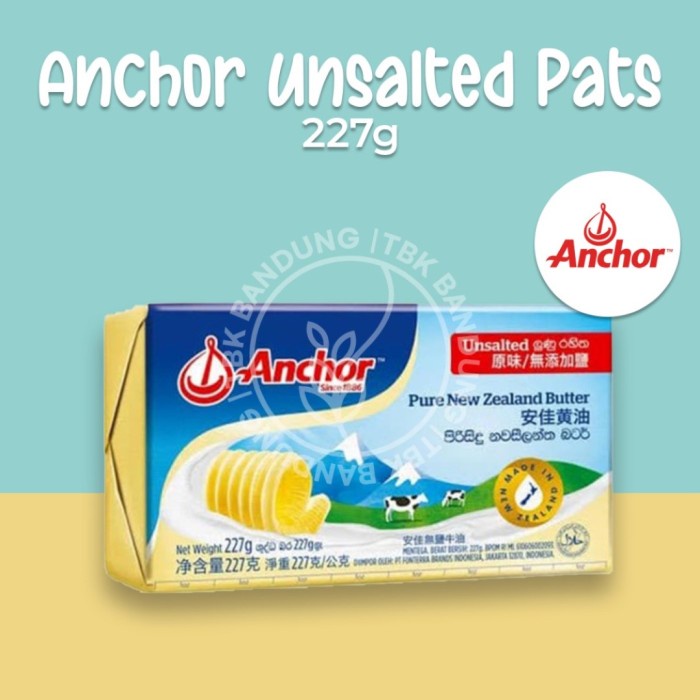

butter-mentega- anchor unsalted butter 227gr -mentega-butter.