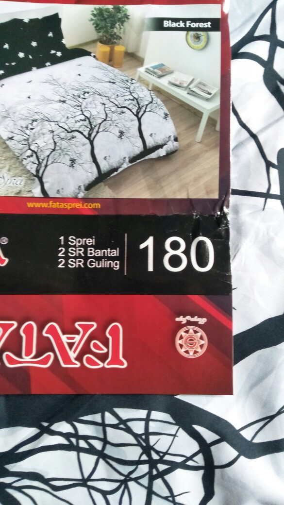 Fata_seprei Sprei Fata Black Forest Uk.180x200/160x200