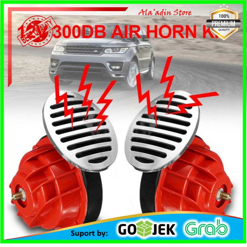 Cuci Gudang OOPP Klakson Mobil Model Snail Loud Horn 12V 300dB 2 PCS - SYB033