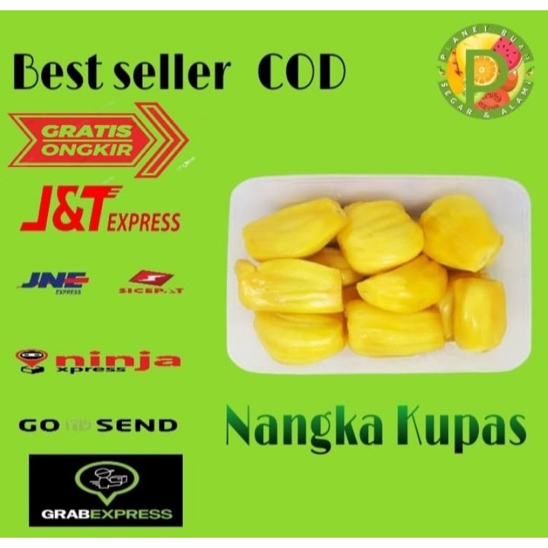

BUAH NANGKA KUPAS MATANG KUNING MANIS BERAT 150-250 GRAM/PCS
