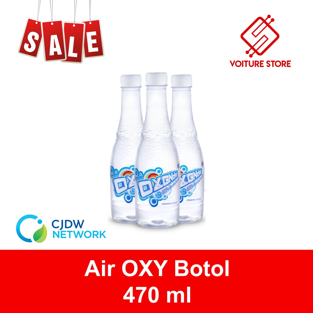 

Air OXY Botol Drinking Water Oxygen Kemasan Botol Isi 470 ml