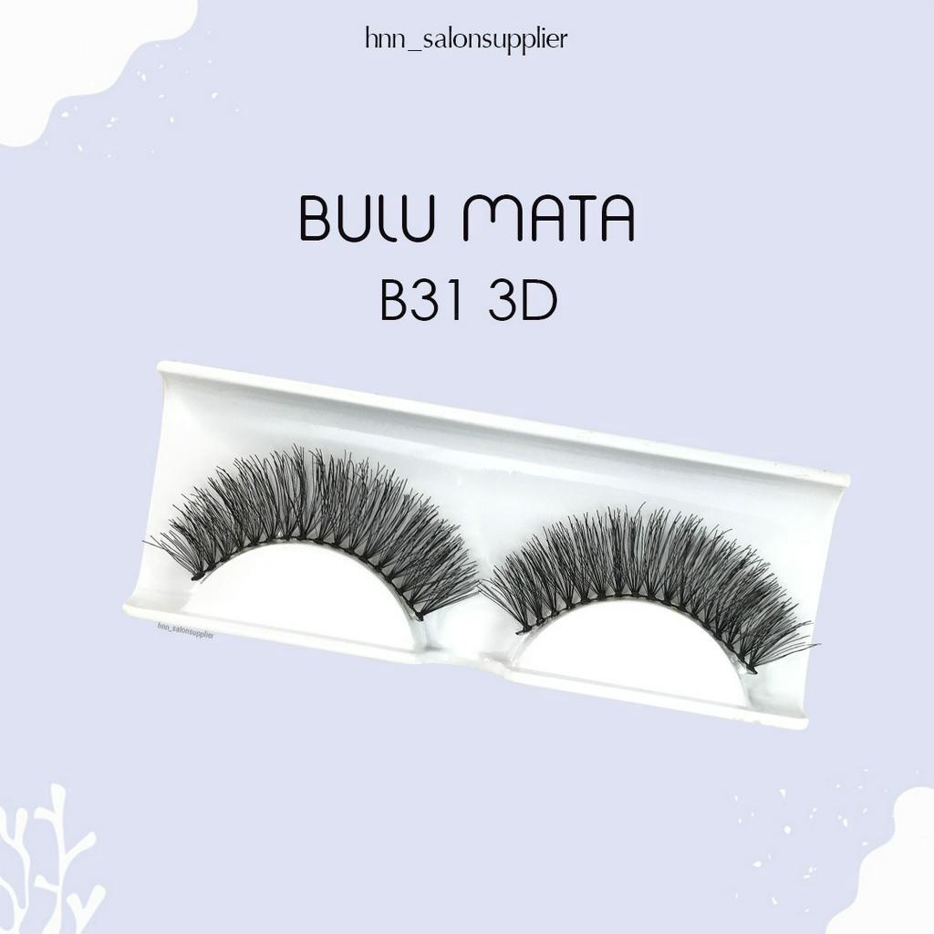 Bulu Mata Palsu Handmade B31 3D Eyelash Eye Lashes Lash Artifivial Belle Eyelashes