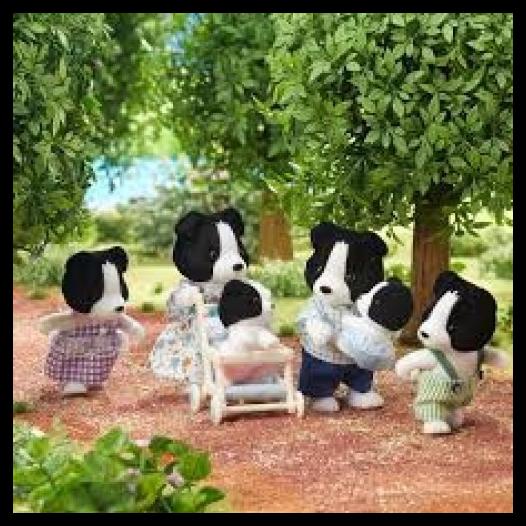 TERBARUU Sylvanian Families Border Collie Family Limited Edition SALE