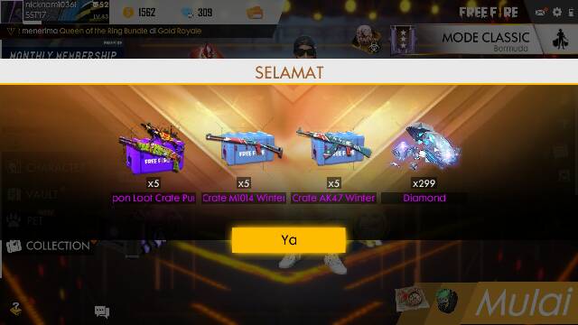 Top Up Special Airdrop Garena Free Fire Shopee Indonesia