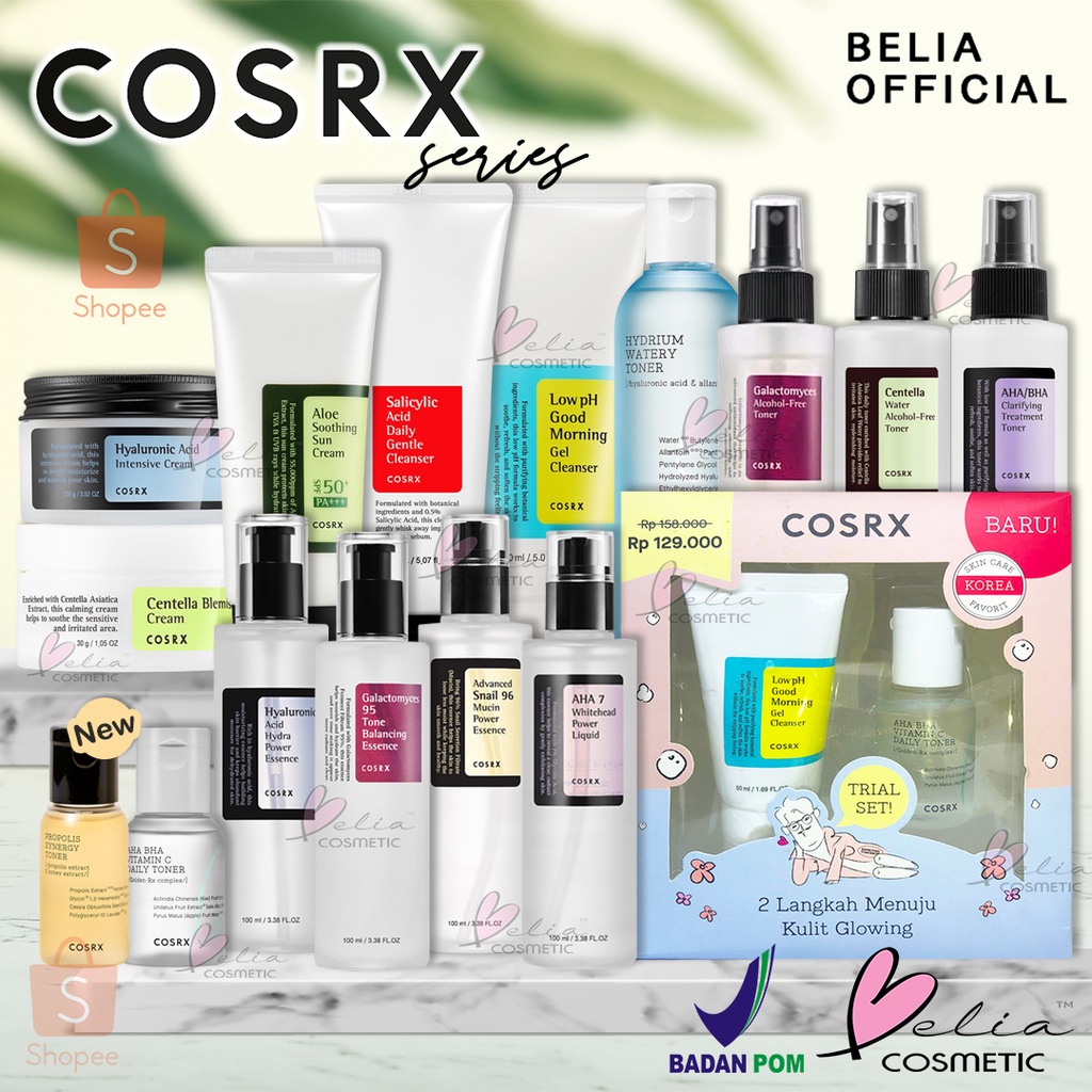 ❤ BELIA ❤ COSRX Series AHA/BHA C.Toner | Low PH Good Morning Gel Cleanser | Salicylic Acid | LowPH | S.Acid | Cleanser Toner (✔️BPOM)