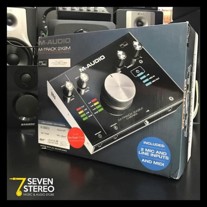 TERMURAH M-AUDIO M-TRACK 2X2M SOUNDCARD WITH MIDI PORT BEST