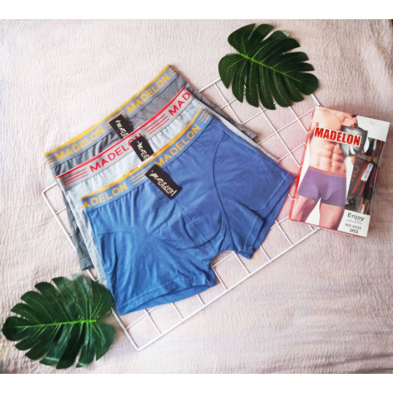 MADELON / CELANA DALAM PRIA / CELANA DALAM SHOT PRIA ISI 3PCS