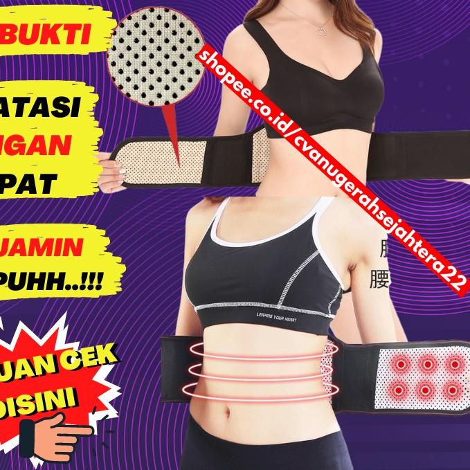 ✫ Terapi Pinggang Magnet Terapi Pinggang Therapy Tourmaline Belt GI62 ✧
