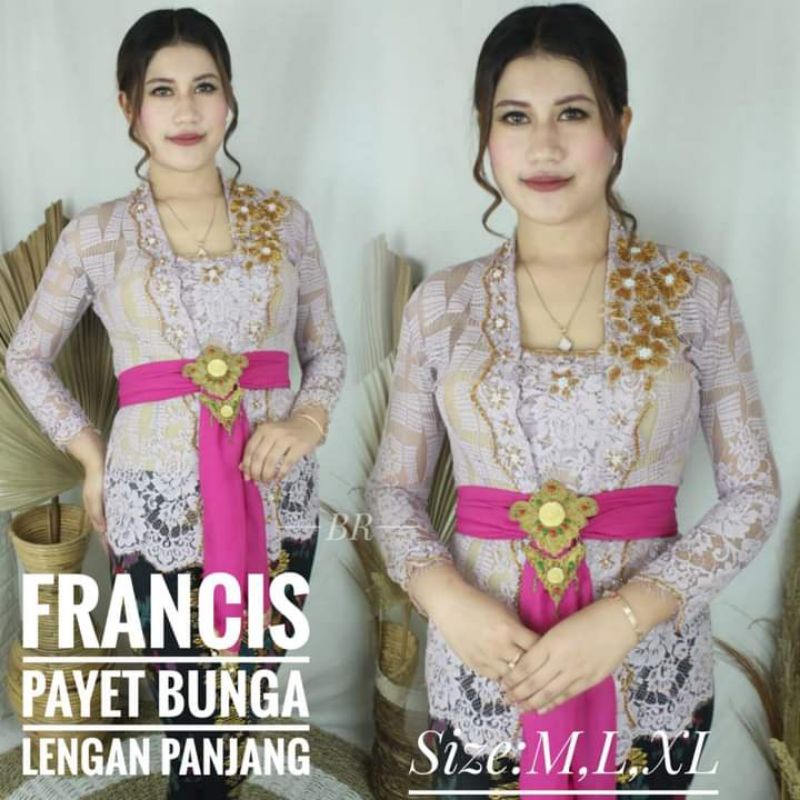 kebaya prancis payet tumpuk/kebaya mewah/kebaya bali