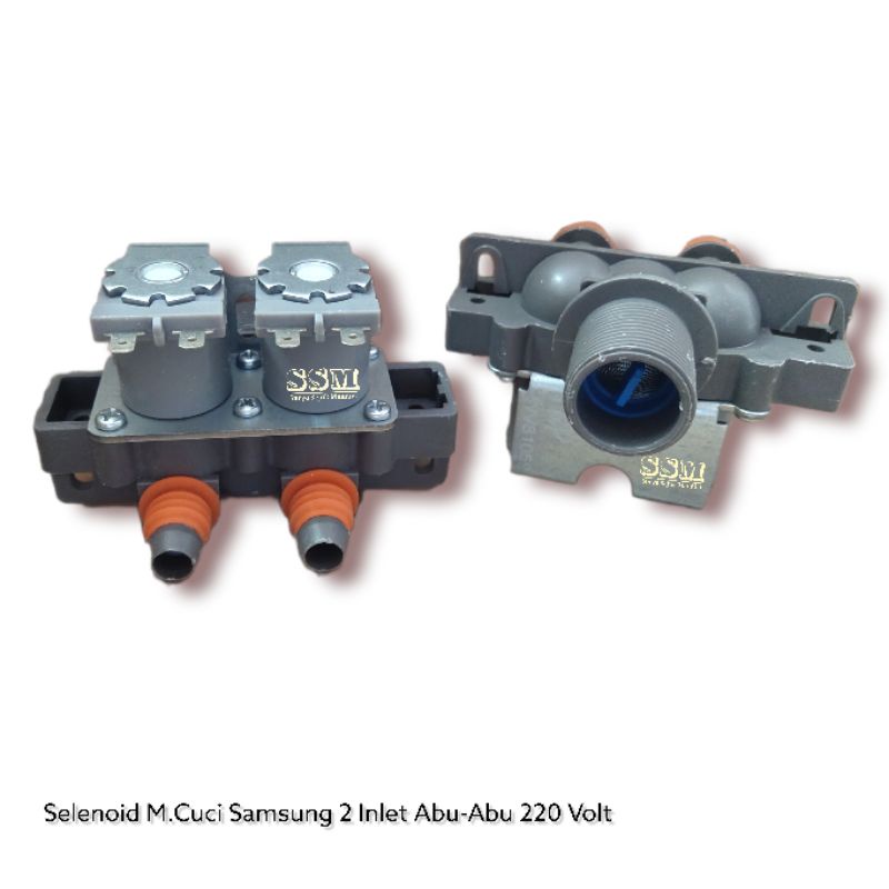 SELENOID MESIN CUCI SAMSUNG 2 INLET ABU-ABU 220 VOLT