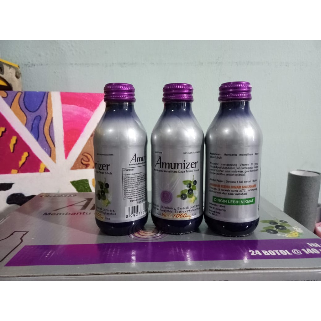 

TERLARIS AMUNIZER BOTOL 140 ML - Vitamin C 1000 MG JAGA IMUN