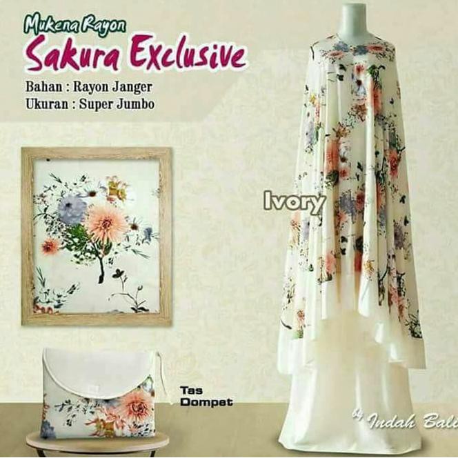 NEW ARRIVAL  MUKENA BALI SAKURA / MUKENA KATUN MURAH / GROSIR MUKENA BALI /mukena almalika.store
