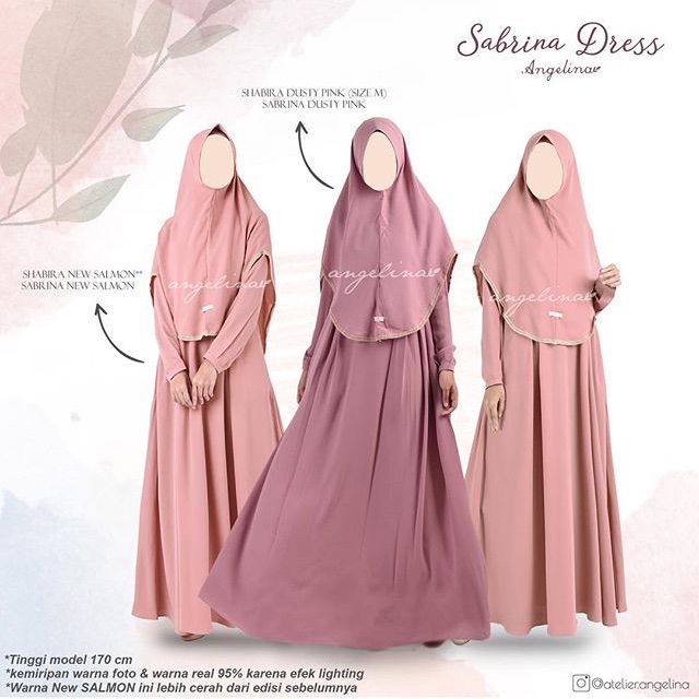 Sabrina Dress Dusty Pink XS Atelier Angelina
