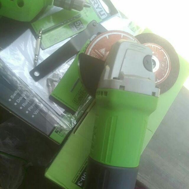 Paket Bor Tangan 10mm Rdr10-3re Grenda Tangan 4 Rsg100-3 Set Ryu