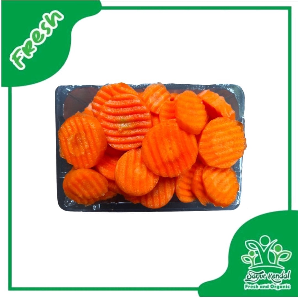 

Wortel Potong (250gr) - Sayur Kendal