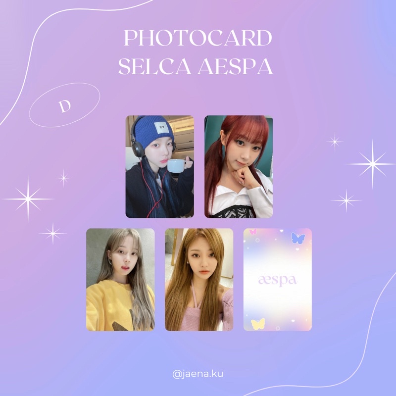 [AESPA] PHOTOCARD SELCA #5 AESPA ‼️BACA DESKRIPSI‼️