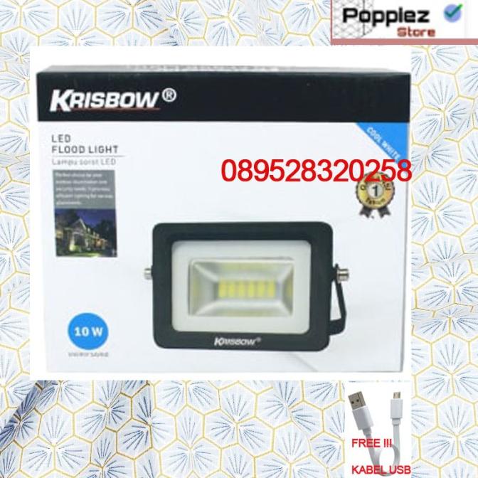 Lampu sorot lampu tembak LED Krisbow