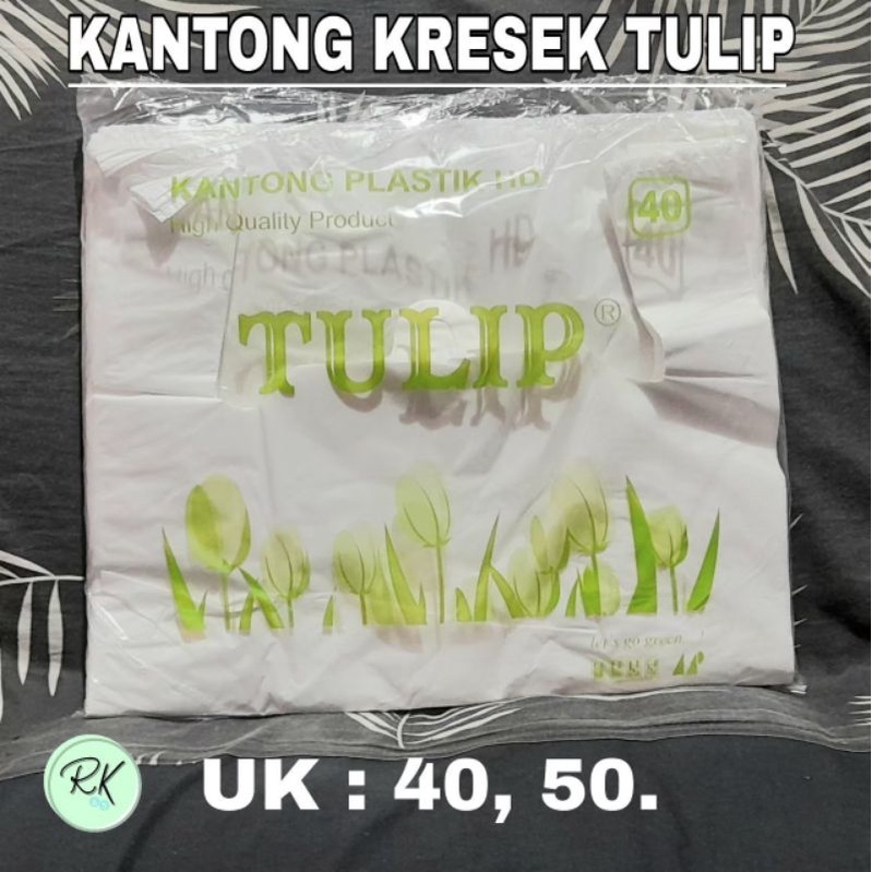 KANTONG PLASTIK KRESEK TULIP 40 50 HD GO GREEN