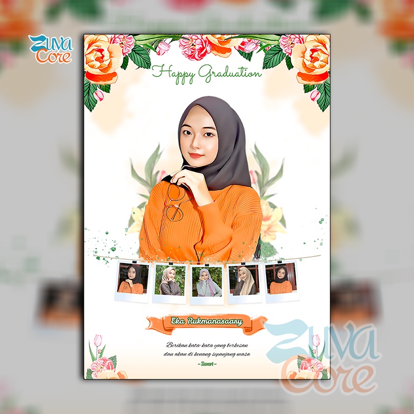 DESAIN FOTO HIASAN DINDING untuk KADO ULTAH KADO WISUDA UCAPAN WEDDING KADO PERNIKAHAN SKETSA CETAK 