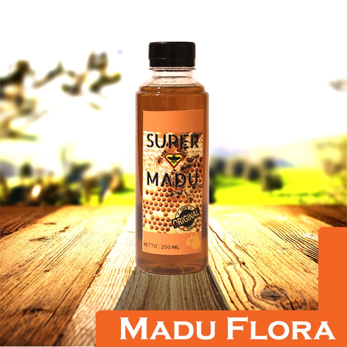 

Madu Flora 250 ml / 330 gram - SUPER MADU - Madu 100% ASLI
