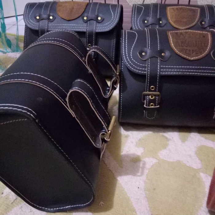 side bag kawasaki w175 tas motor aksesoris w175