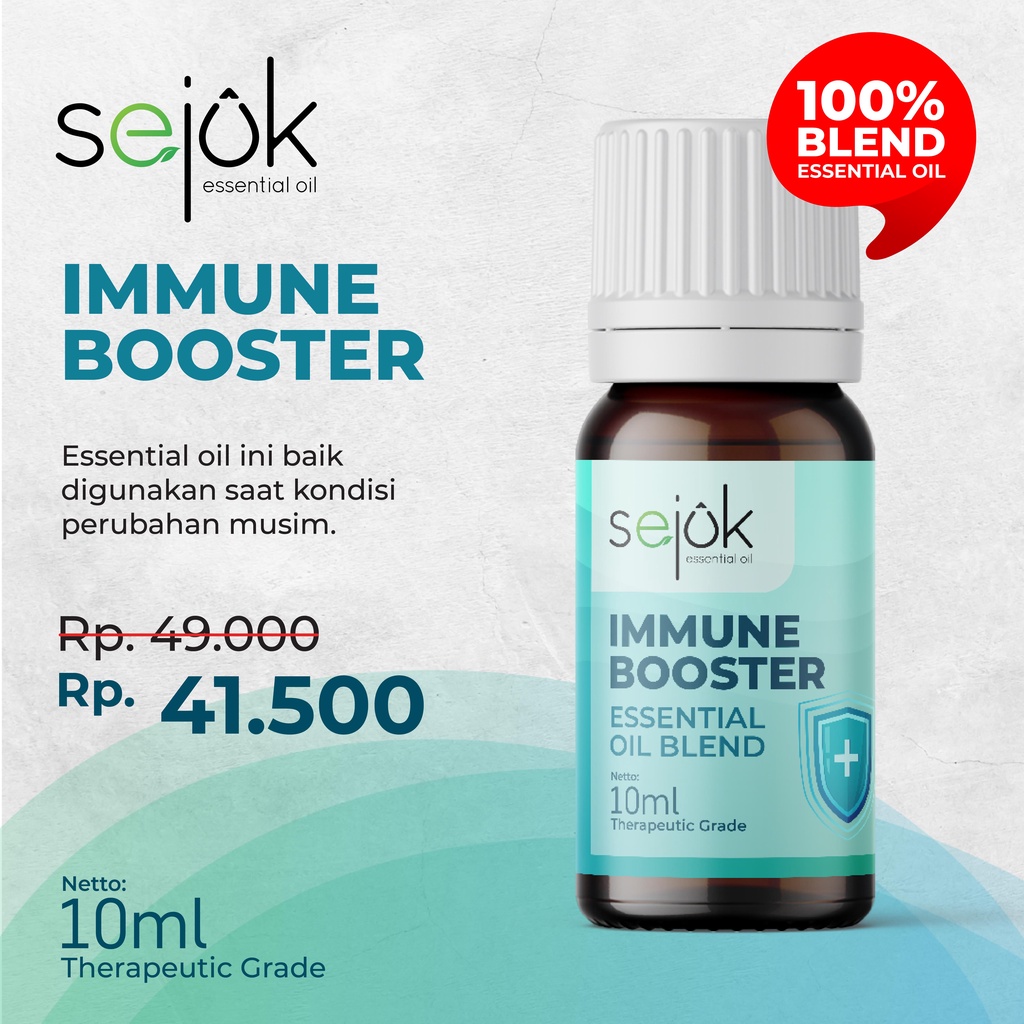 SEJUK Immune Booster Essential Oil Blend / Kekebalan Tubuh 10ml